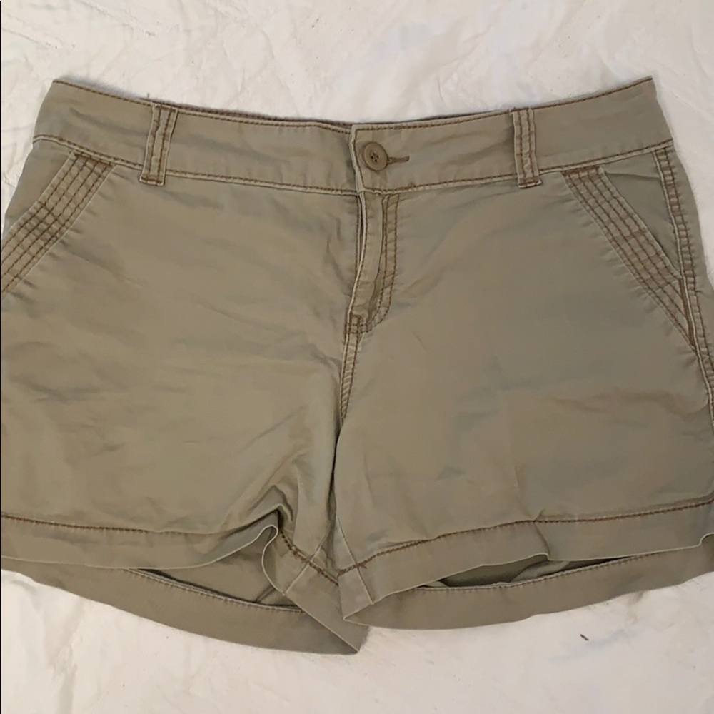 Tan cargo shorts